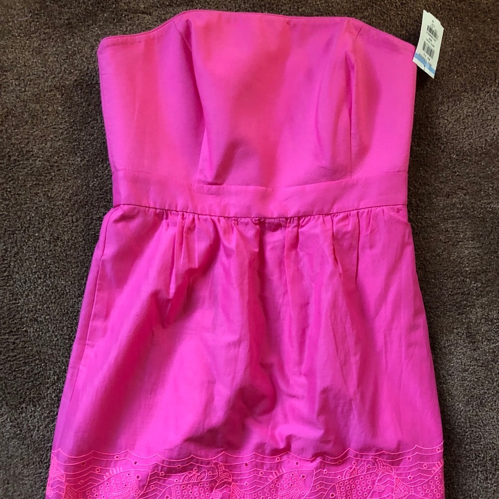 Vineyard Vines strapless knee length dress